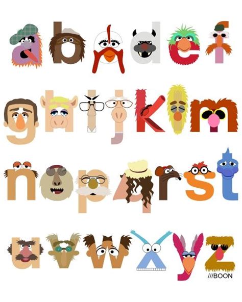 Discover The Great Muppet Alphabet By Mike Boon