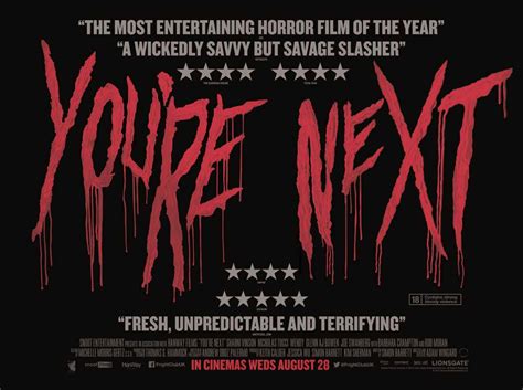 Youre Next Uk Quad Poster Electric Shadows