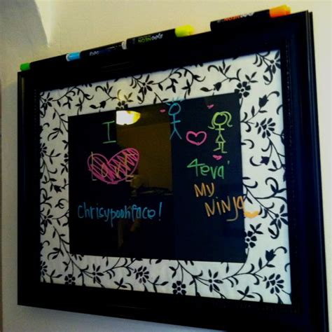 Our team of experts has selected the best dry erase boards out of hundreds of models. DIY black dry erase board. Any frame and black poster board behind the glass. Simple & easy ...
