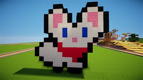 Minecraft Pixelart Little Rabbit By Bastismine On Deviantart