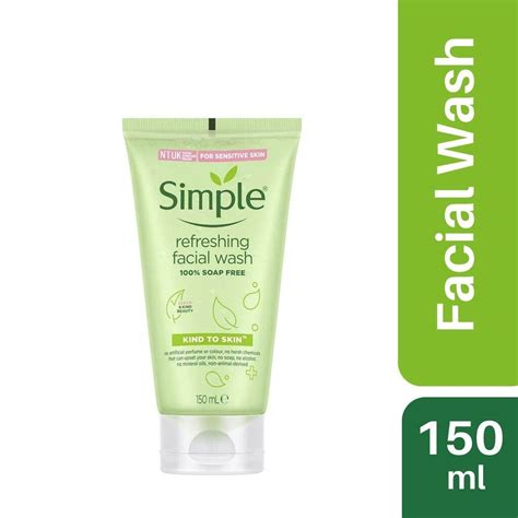 Simple Facial Wash 150ml Lazada