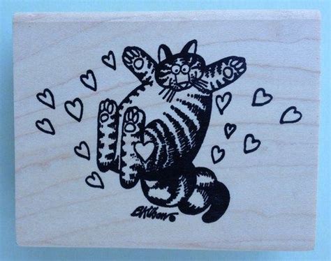 Kliban Happy Cat Hearts Valentines Excellent Stamp Happy Cat Cat