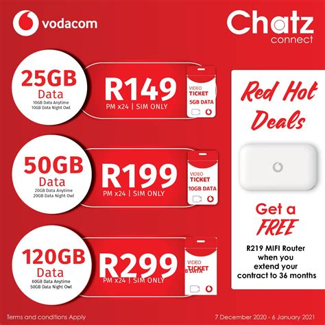 Vodacom Red Hot Deals Are Northridge Mall Bloemfontein