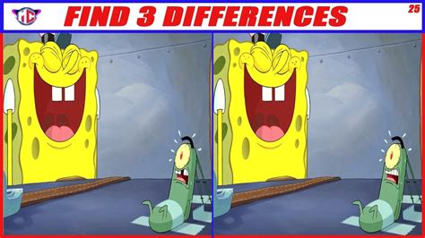 Impossible Spot The Difference Spongebob Movie 2020 Spot The