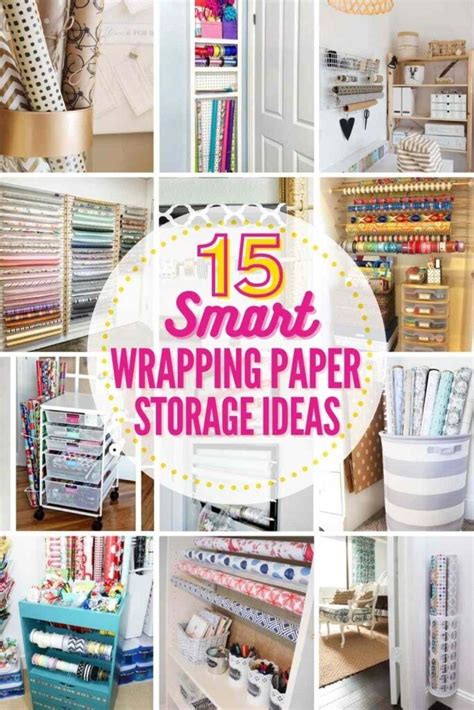 Diy Wrapping Station Diy Wrapping Paper Storage Wrapping Paper Holder