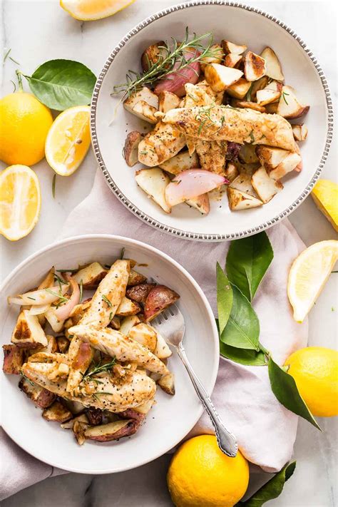 Nothing processed or artificial here! Easy Lemon Chicken Tenders - Foodness Gracious