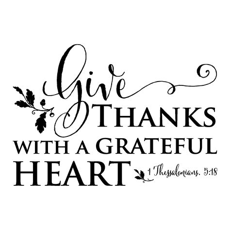 Grateful Heart Wall Quotes™ Decal