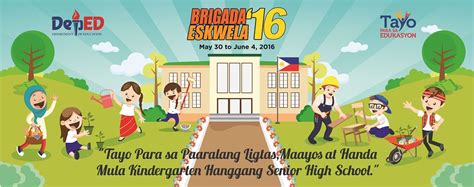 Complete Brigada Eskwela 2016 Froms And Tarp Layout Deped Lps