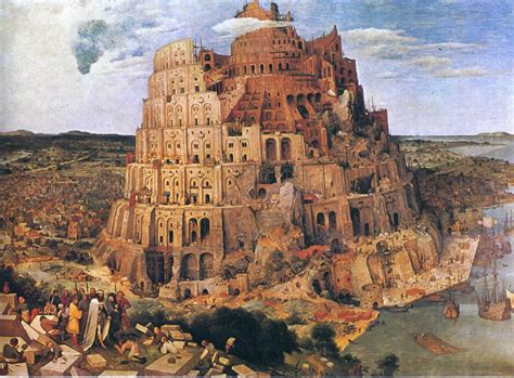 The Tower Of Babel Pieter Bruegel The Elder Wallpaper Image