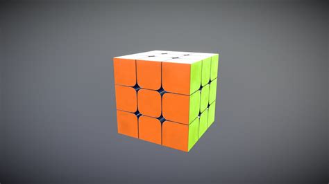 Rubiks Cube Solving Animation Download Free 3d Model By Bhanuka
