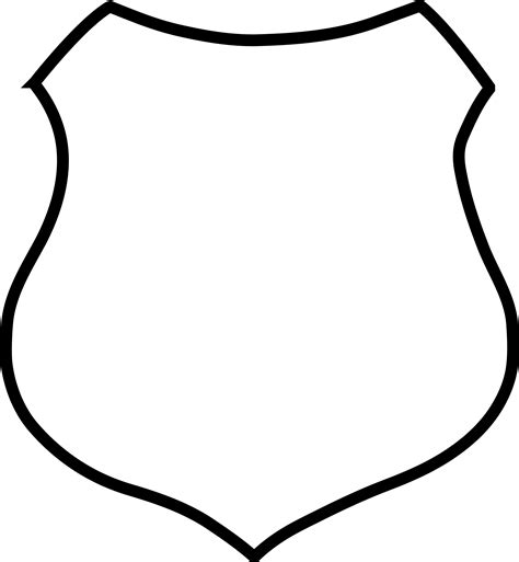 Shield Template Printable