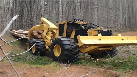 Mega Machines Mega Excavator Tigercat Load Wood Material Handling