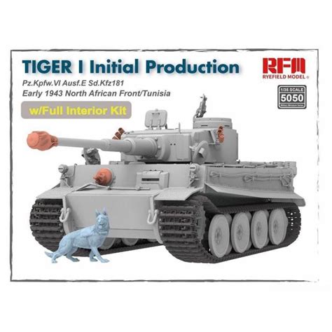 Tiger I Initial Production Early 1943 North African Front Tunisia RYE