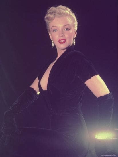 Portrait Of Starlet Marilyn Monroe Premium Photographic Print Ed