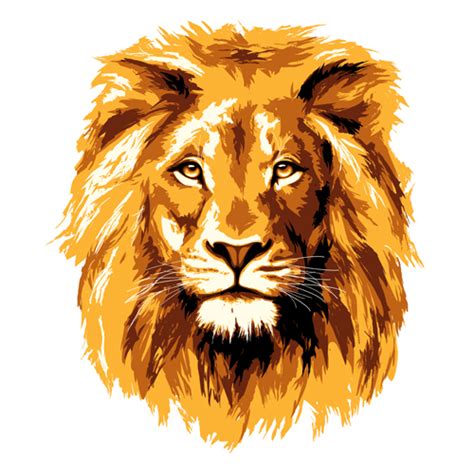 Golden Lion Vector Free Download