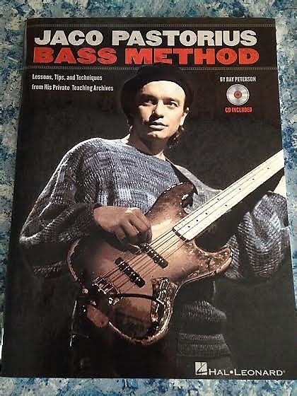 jaco pastorius bass method book w cd reverb