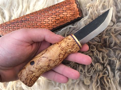 Custom Bushcraft Knife Puukko Hunting Knife Survival Etsy