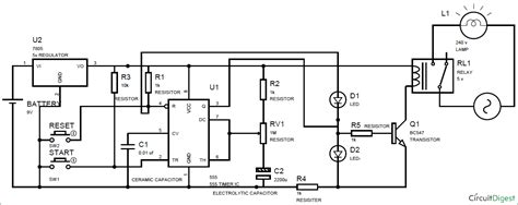 Simple On Delay Timer Circuit Diagram Wiring Diagram