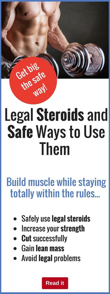 Legal Steroids And Safe Ways To Use Them Stay Safe