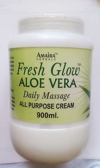 Buy 900 Ml Herbal New Advanced Aloe Vera Face And Body Massage Cream For Fair And Radiant Skin