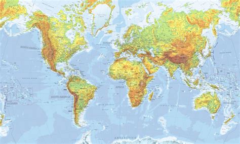 World Topology Map