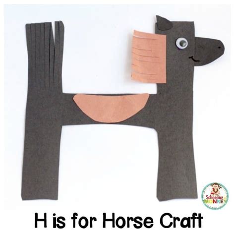 H Is For Horse Alphabet Craft
