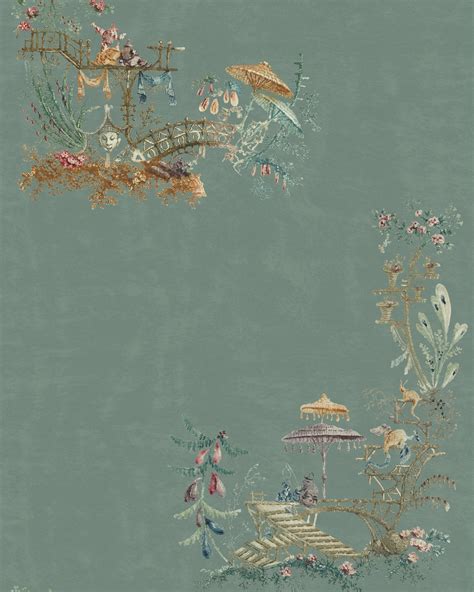 Chinoiserie Blue Wallpaper Products