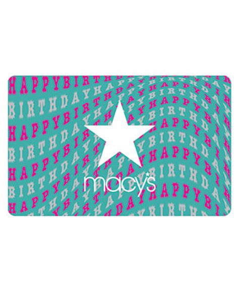 They can be used both online and in stores! Macy's Birthday E- Gift Card & Reviews - Gift Cards - Macy's
