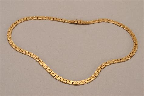 18ct Italian Gold Chain With Unoaerre Marking And Box Clasp Necklace