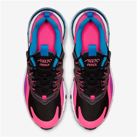 Nike Air Max 270 React Hyper Pink Vivid Purple Bq0101 001