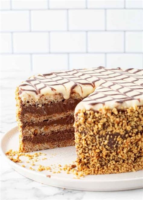 Hungarian Chocolate And Hazelnut Cake Esterhazy Torte