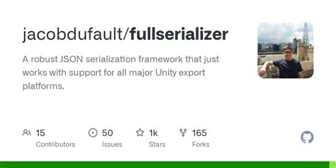 GitHub Jacobdufault Fullserializer A Robust JSON Serialization Framework That Just Works With