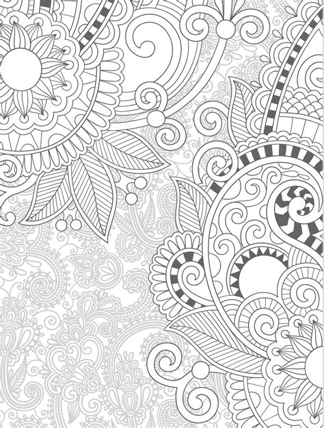 Free Printable Paisley Coloring Pages At Free