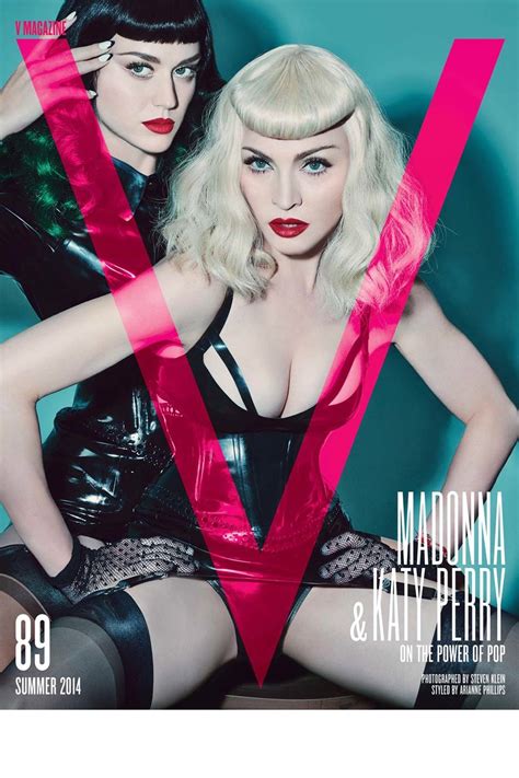 Katy Perry And Madonna V Magazine Cover Photos Glamour UK