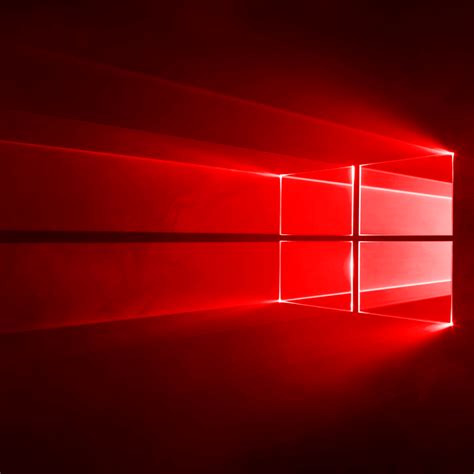 Windows 10 Hero Wallpaper Red 1024x1024 Wallpaper