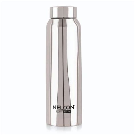 Silver Matt Nelcon Stainless Steel Absolute Bottle For Drinking Water