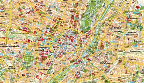 Map Of Munich Germany A City Map Of Munich