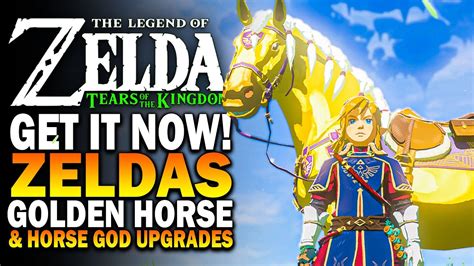 How To Get Zeldas Golden Horse And Horse God Upgrades In Zelda Tears Of
