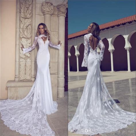This dresses can be in rustic or royal style, all depends from yours preferences. Trendy Mermaid Sexy Wedding Dresses Long Sleeve High Neck ...