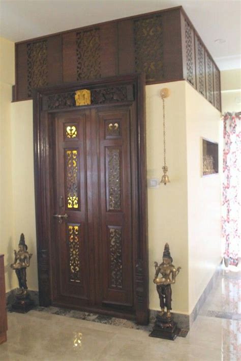 Pin By Srikabilan Interior Decor On Pooja Door Design Pooja Door