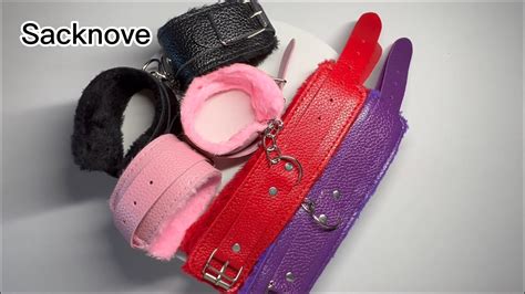 Sacknove Cheap Price Sexy Products Soft Bdsm Restraint Pu Leather Sex Toys Fuzzy Handcuffs For