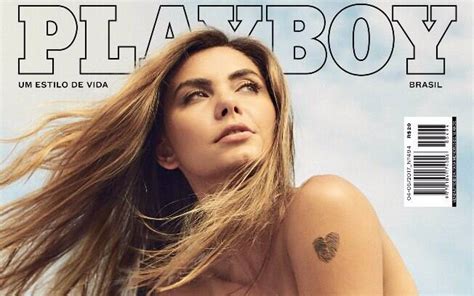 Leticia Datena Estampa Capa Da Playboy De Abril Celebridades Ig