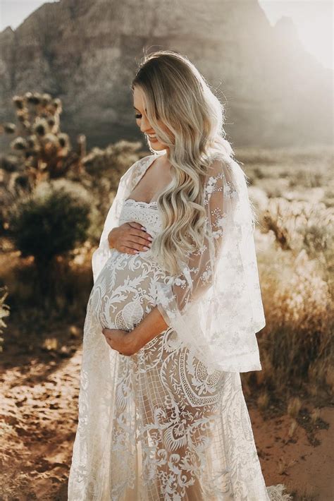 Custom All For Love Gown Etsy Boho Maternity Photos Maternity Picture Outfits Maternity