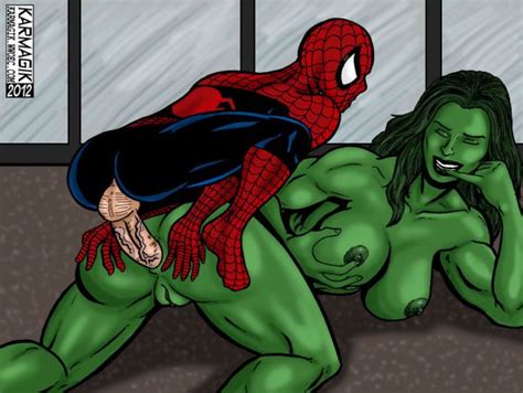 Sex With Spider Man Karmagik Art She Hulk Porn Gallery Luscious