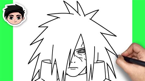 How To Draw Madara Naruto Easy Step By Step Youtube