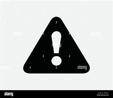 Error Icon Triangle Caution Attention Danger Safety Security Problem
