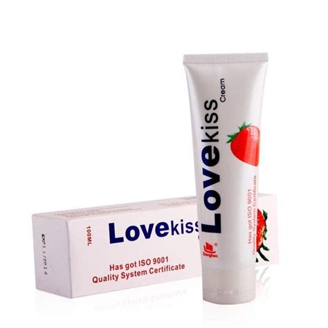 love kiss 100ml strawberry cream edible lubricant personal lubricant suit for oral sex in