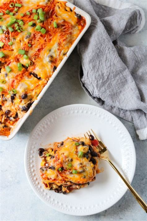 It's a hit with everyone who tastes it. Chicken Enchilada Casserole • Wanderlust and Wellness