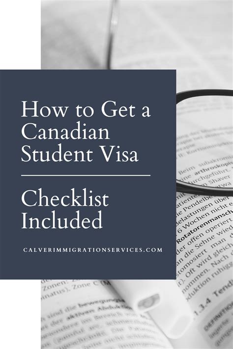 How To Get A Canadian Student Visa Canada Student Visa Checklist