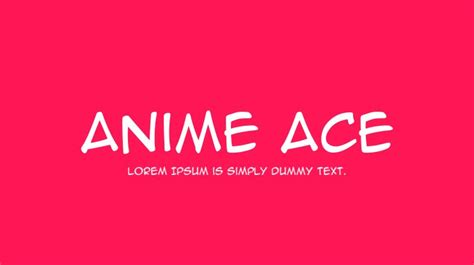 Anime Ace Bb Font Fonts Hut